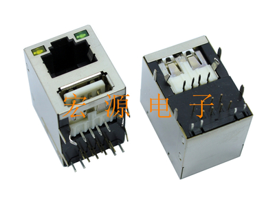 5JB-RJ45-LED-1USB-S