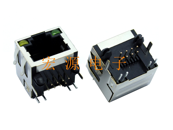 5JA-1X1-8P8C-LED-S-E