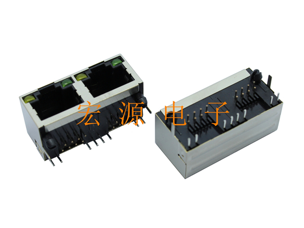 5JA-1X2-8P8C-LED-S