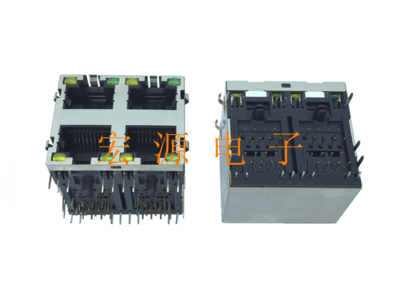 5JB-2X2-8P8C-LED-S-E